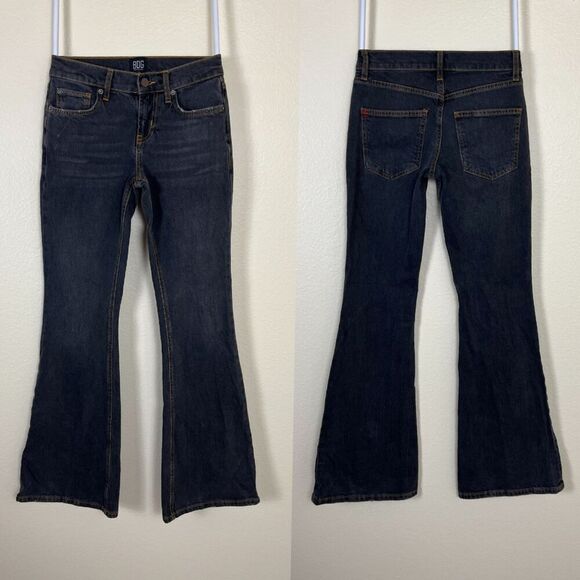 BDG Urban Outfitters Women's Size 25 Flare Low Rise Denim Wide Leg Jeans Y2K 70s - Picture 1 of 9